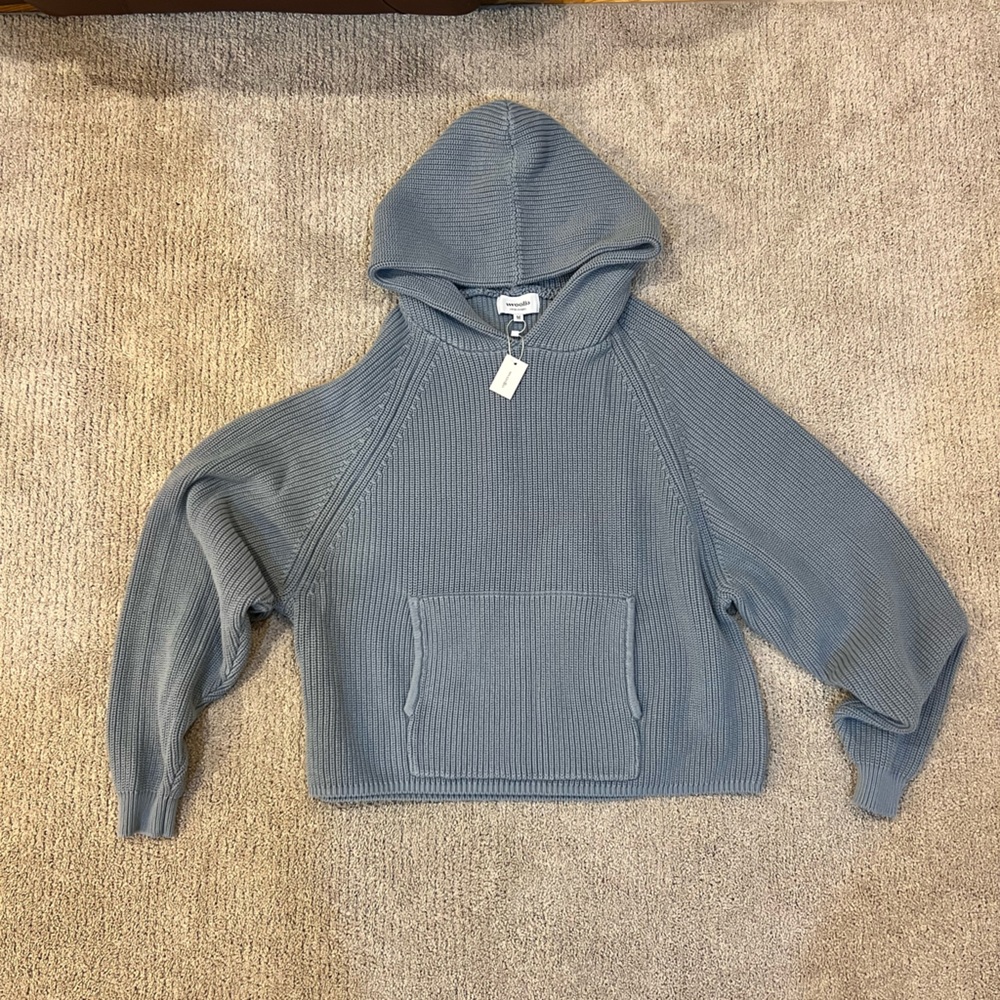 Vwoollo Hoodie, Blue with White Star